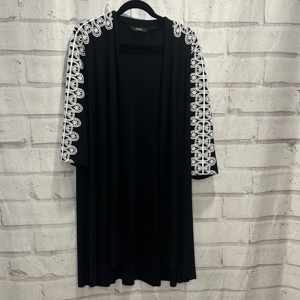 Dennis Basso Black Cardigan